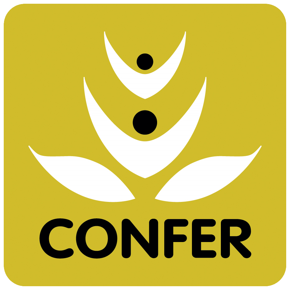 Logo de la Conferencia Española de Religiosos. CONFER.