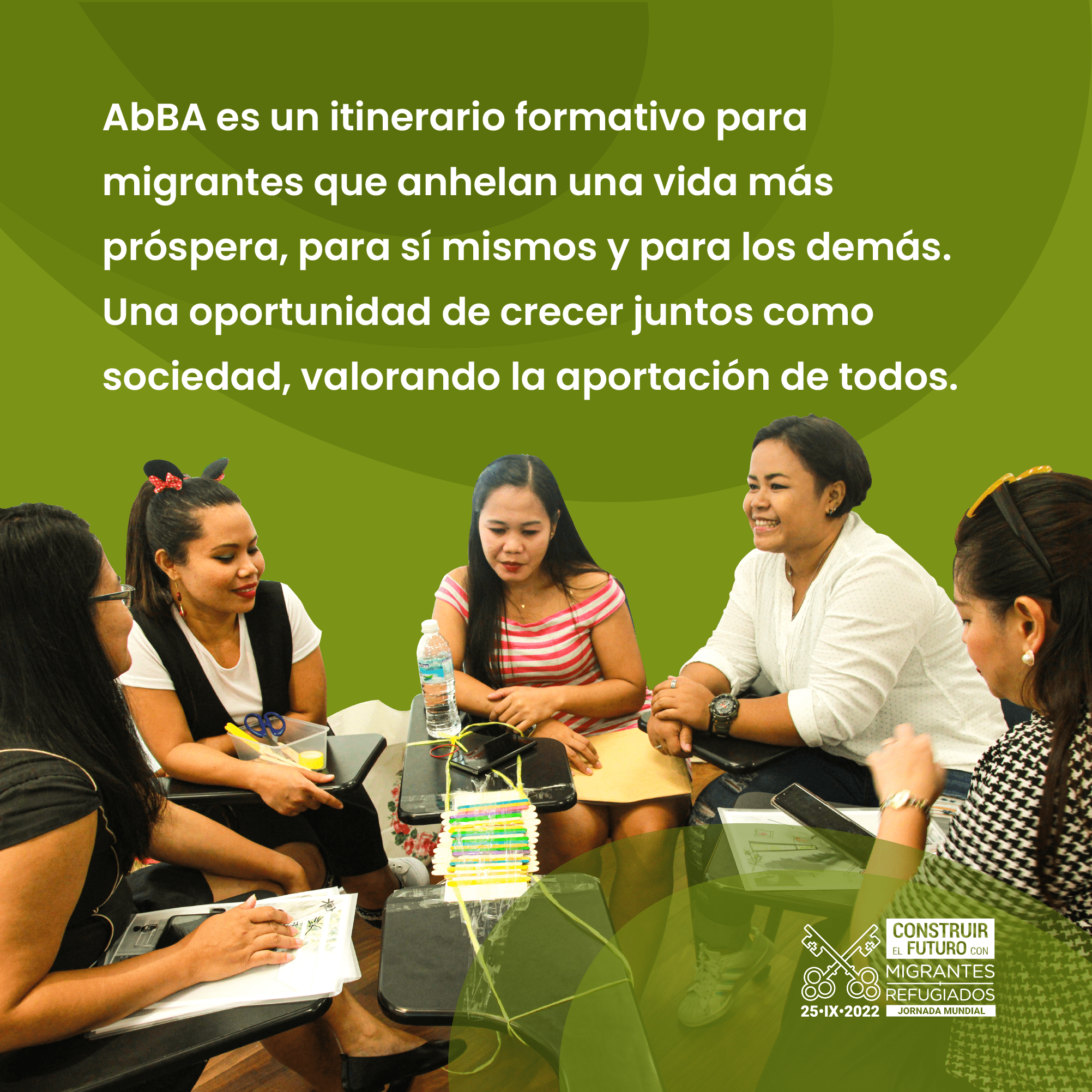 Jornada Mundial del Migrante y el Regugiado. Materiales tema 3: "Crecer juntos como sociedad". Buena práctica.